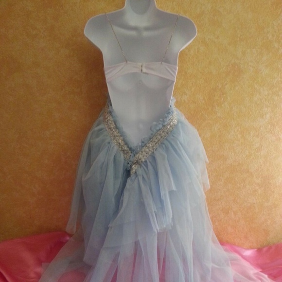 Something Blue Boho Babydoll Dress - Picture 3 of 8